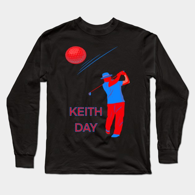 KEITH DAY NOVEMBER 7 NEON STYLE GOLFER Long Sleeve T-Shirt by sailorsam1805